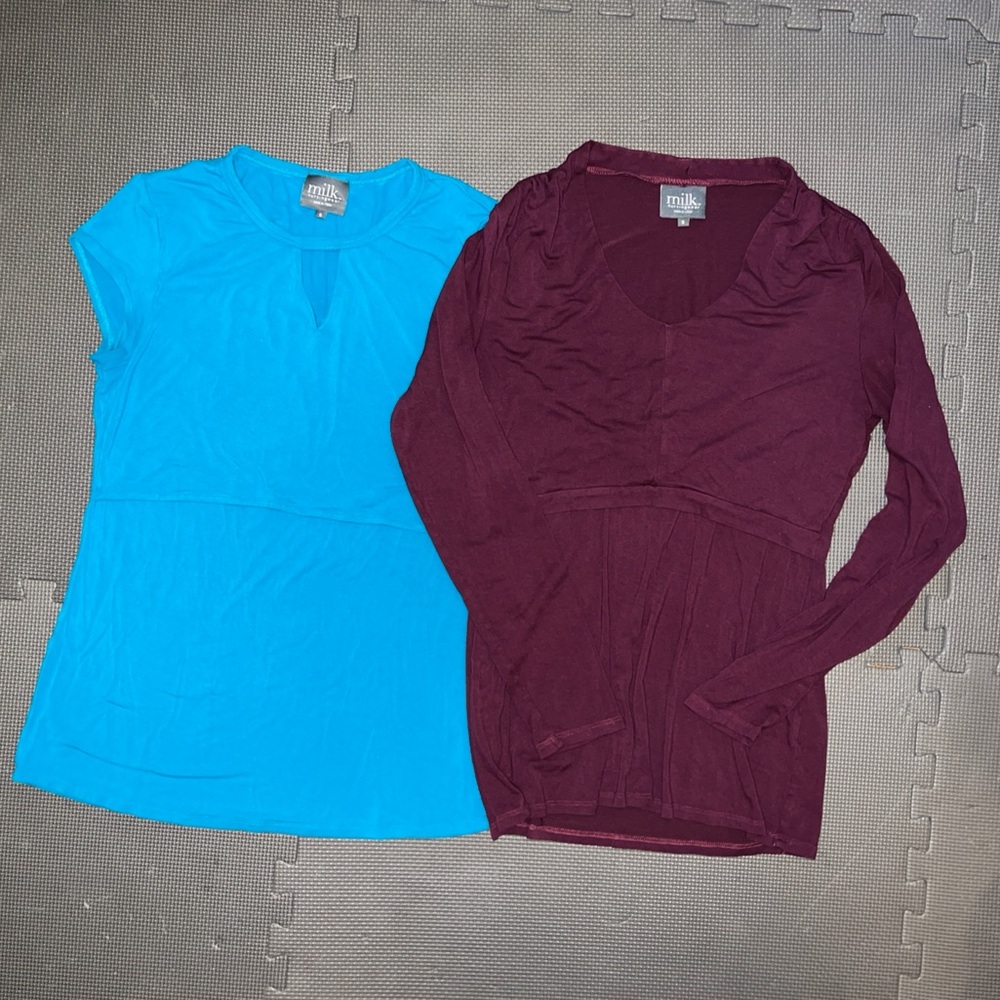 Milk nursingwear tops size small